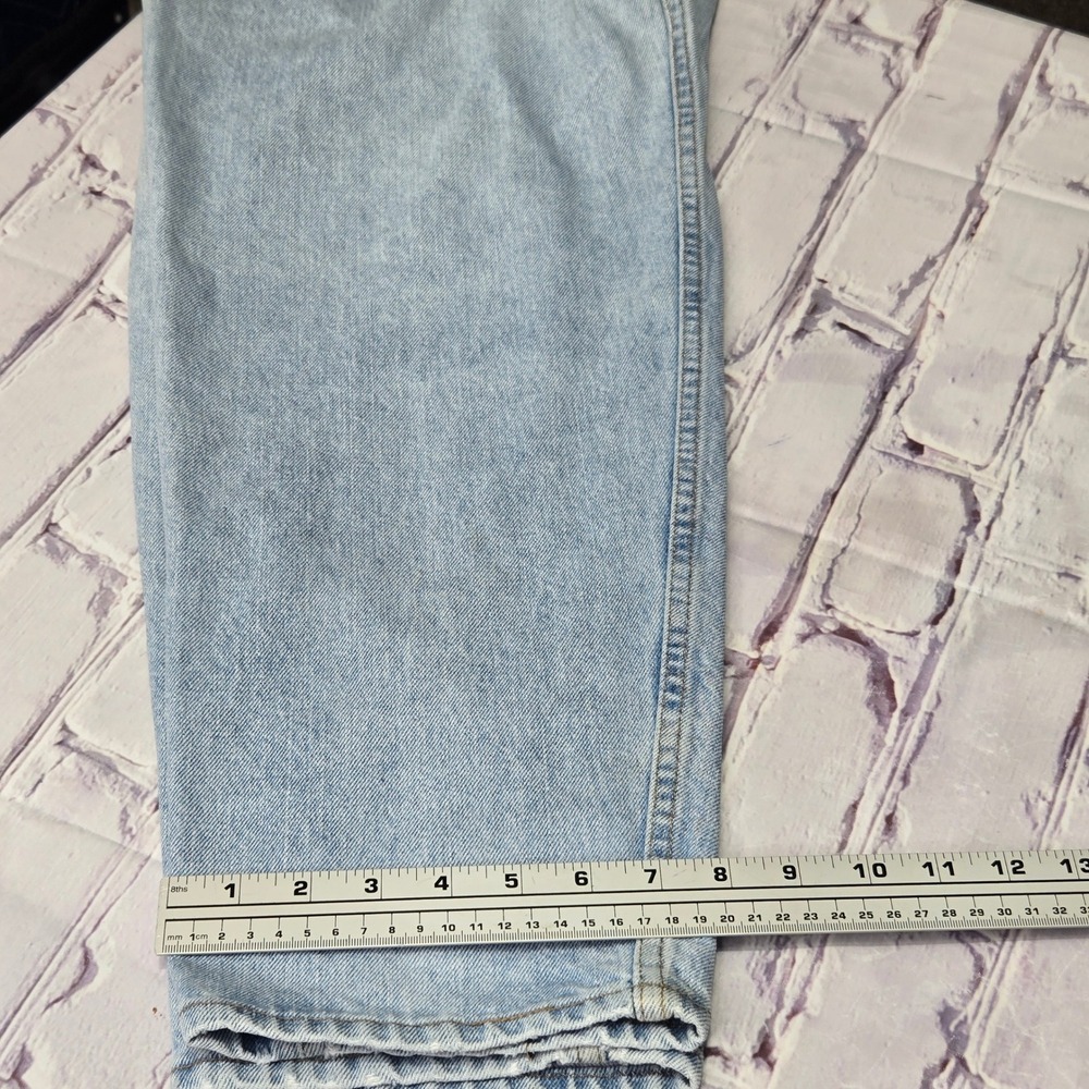 Vintage 90s Levis 560 Loose Fit Tapered Leg Jeans Men 36x30 Light Wash Denim USA - Picture 16 of 16